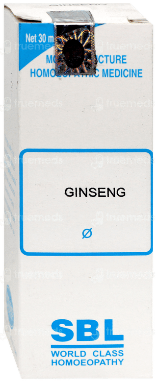 Sbl Ginseng Q Mother Tincture 30Ml